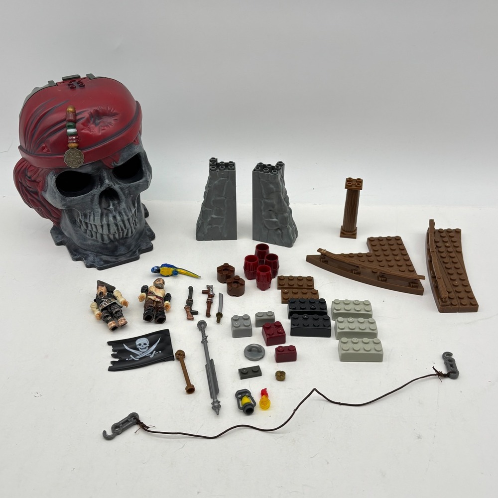 Mega Bloks Pirates Caribbean 1079 Buccaneers Hideout Jack Sparrow Incomplete